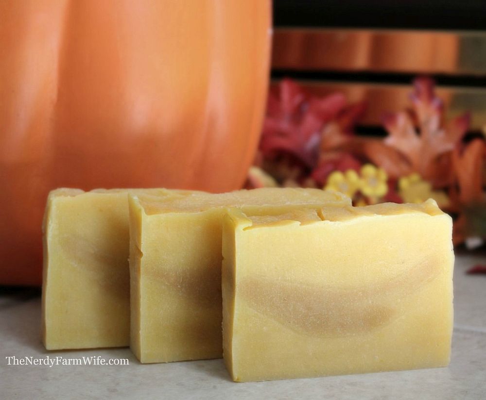 Homemade Pumpkin Soap