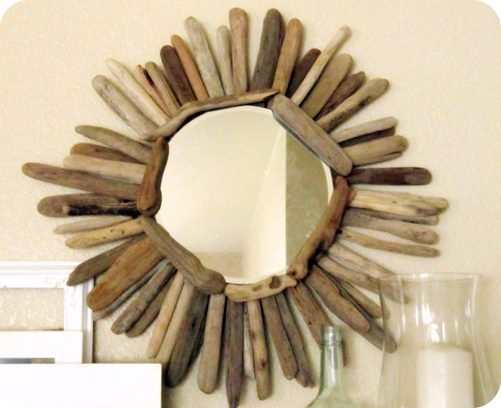 Budget Friendly Driftwood Mirror Ideas, Large Driftwood Mirror Round
