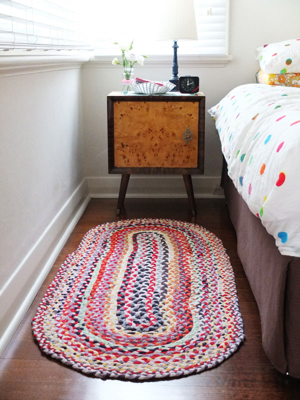 Finished rag rug