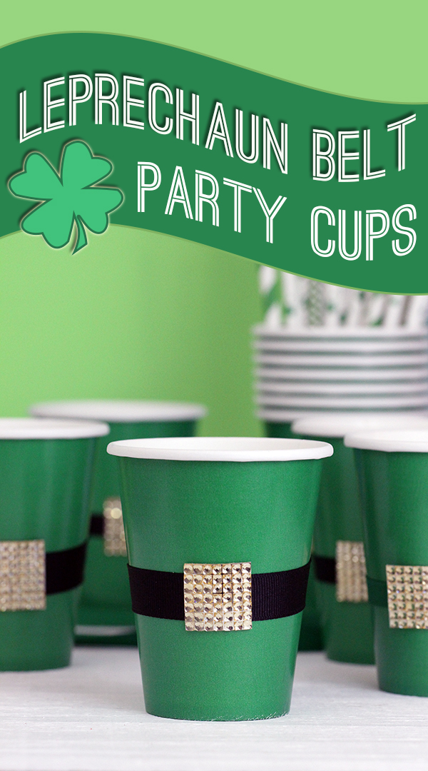 Leprechaun party cups
