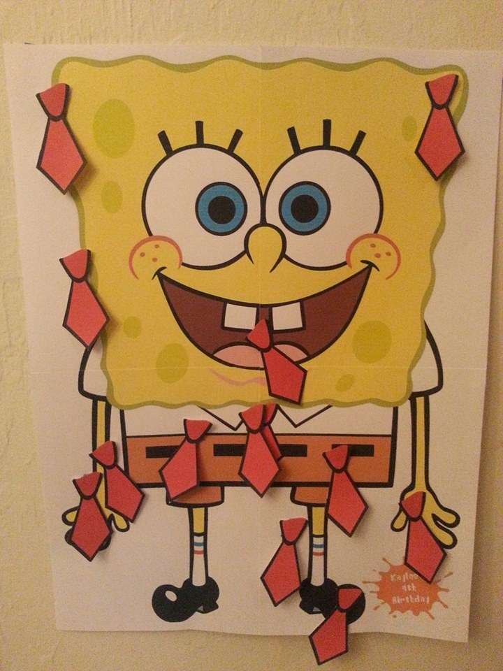 spongebob party game