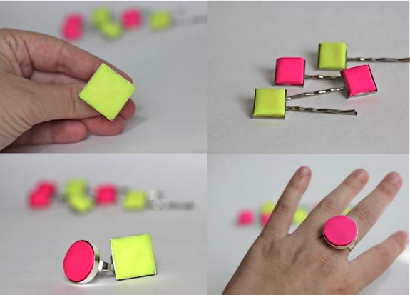 Clay neon ring