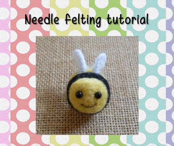 Felted bumble bee