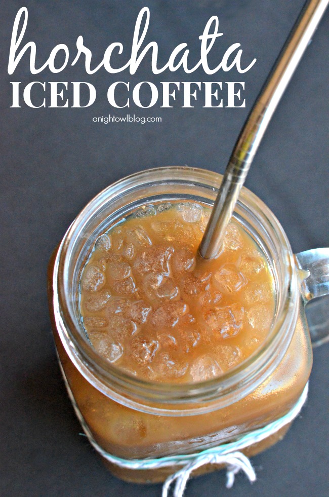 Horchata iced coffee