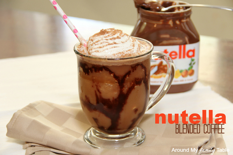 Nutella blended coffee