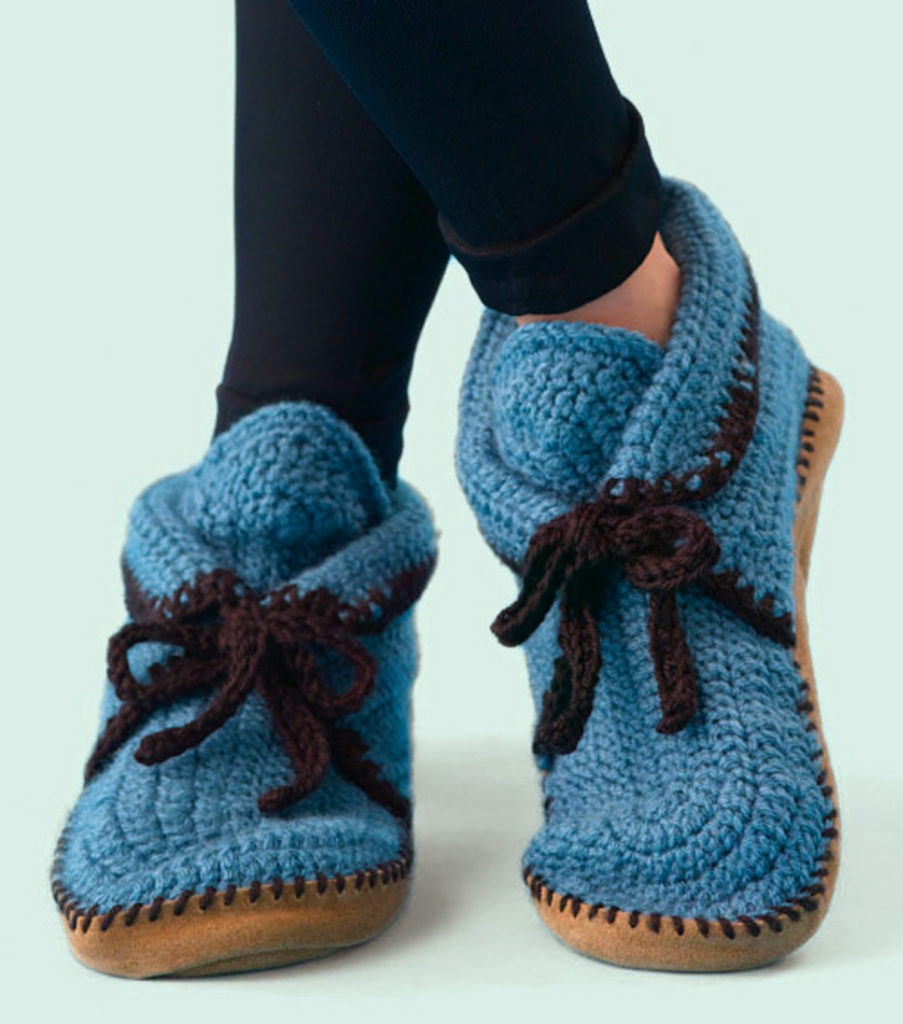 crochet booties