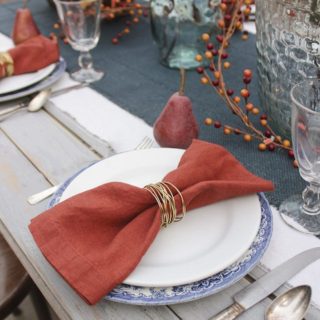 Keep Your Napkins In Order With These DIY Napkin Rings