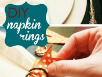 ribbon 200x150 Keep Your Napkins In Order With These DIY Napkin Rings