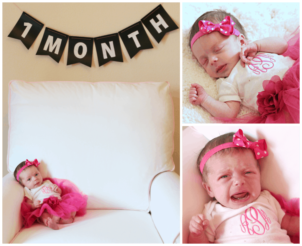 1 month baby photoshoot ideas at home