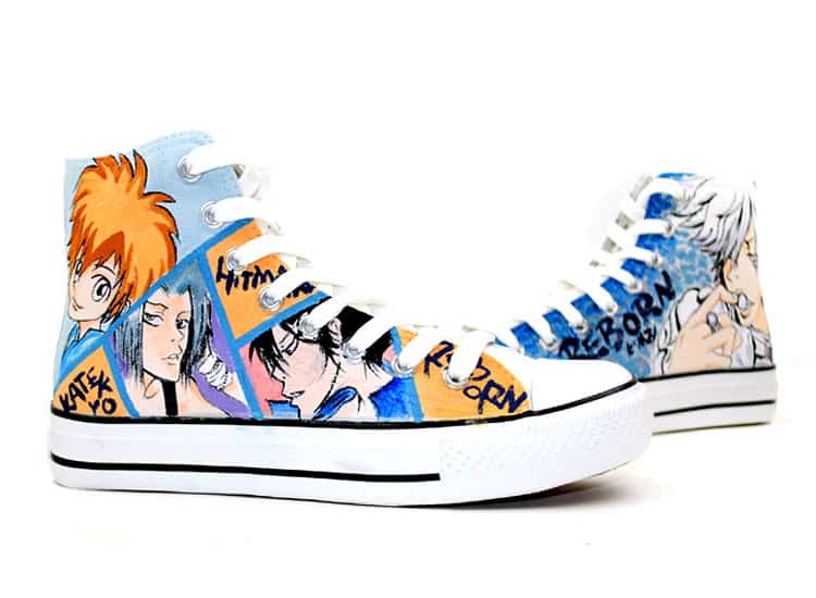 Anime painted Converse