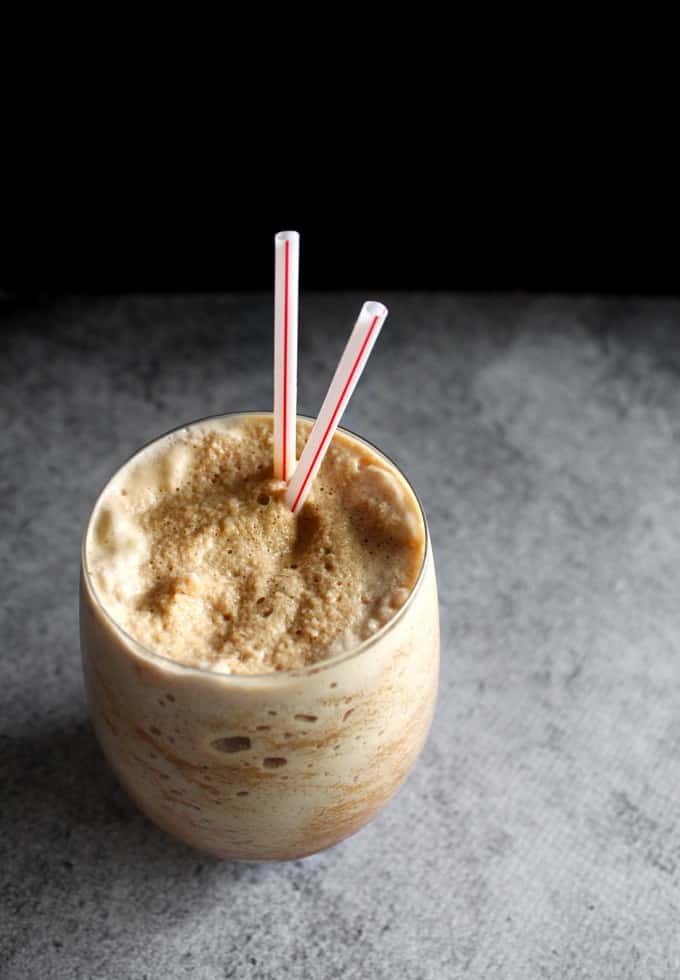 Blended iced cappucino
