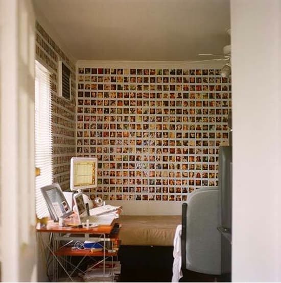 Polaroid wall