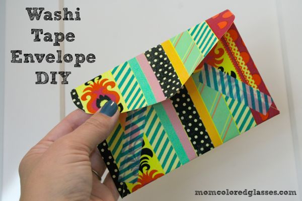 Washi tape envelope