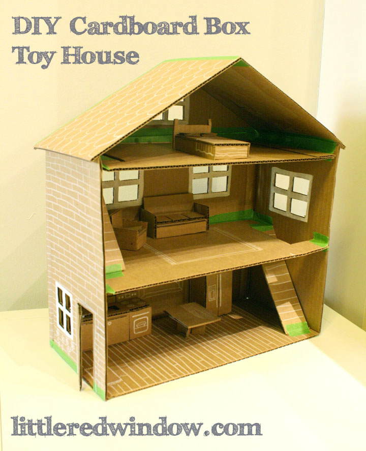 cardboard box dollhouse