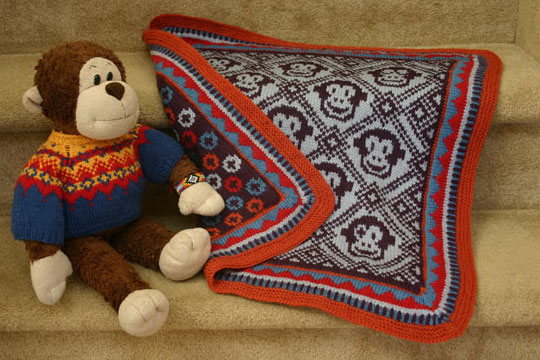 Sleepy Monkey blanket