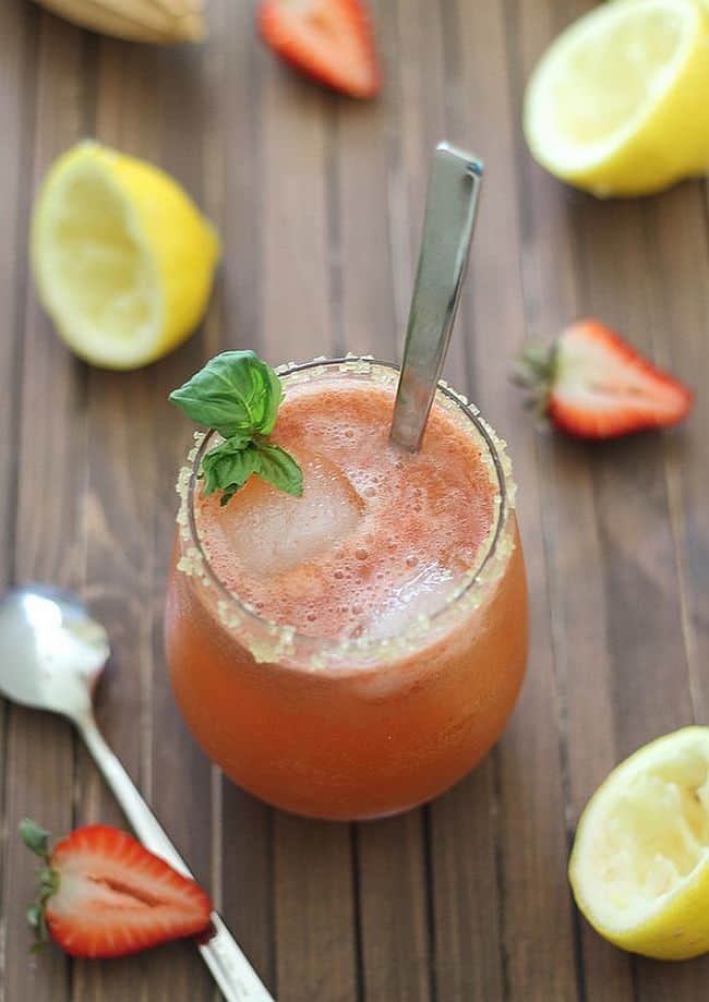 Strawberry basil lemonade recipe
