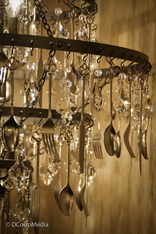 Cutlery chandelier