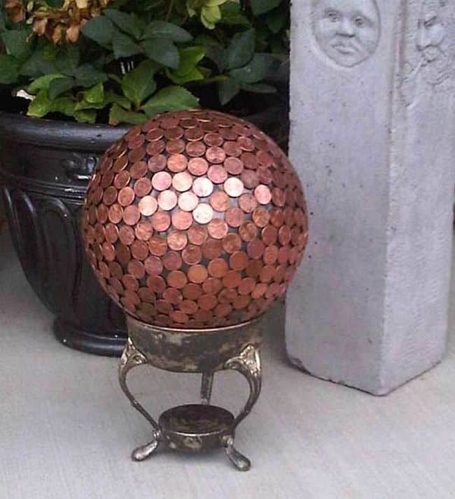 Homemade penny ball