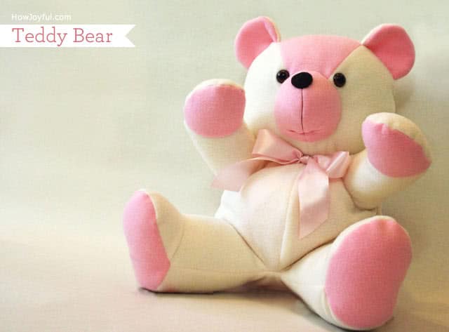Joyful teddy bear