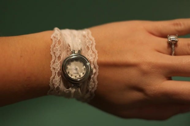 DIY lace watch