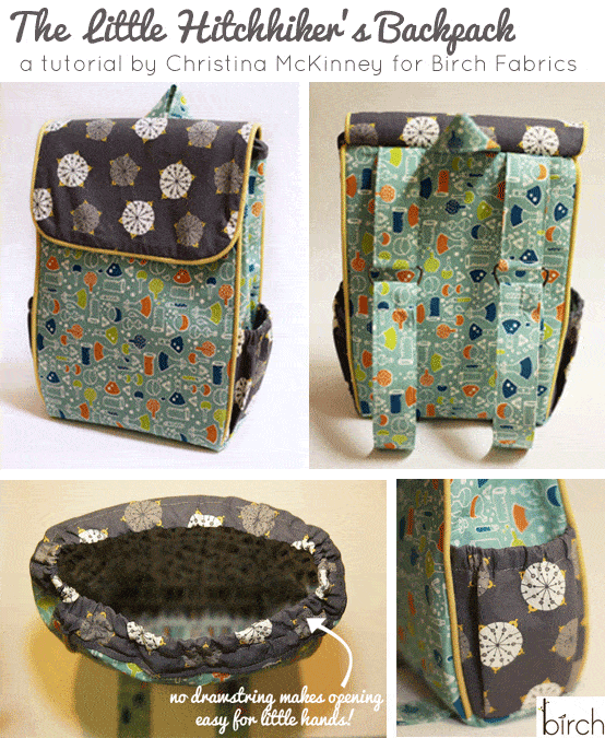 “Lil Hitchhiker” diaper backpack