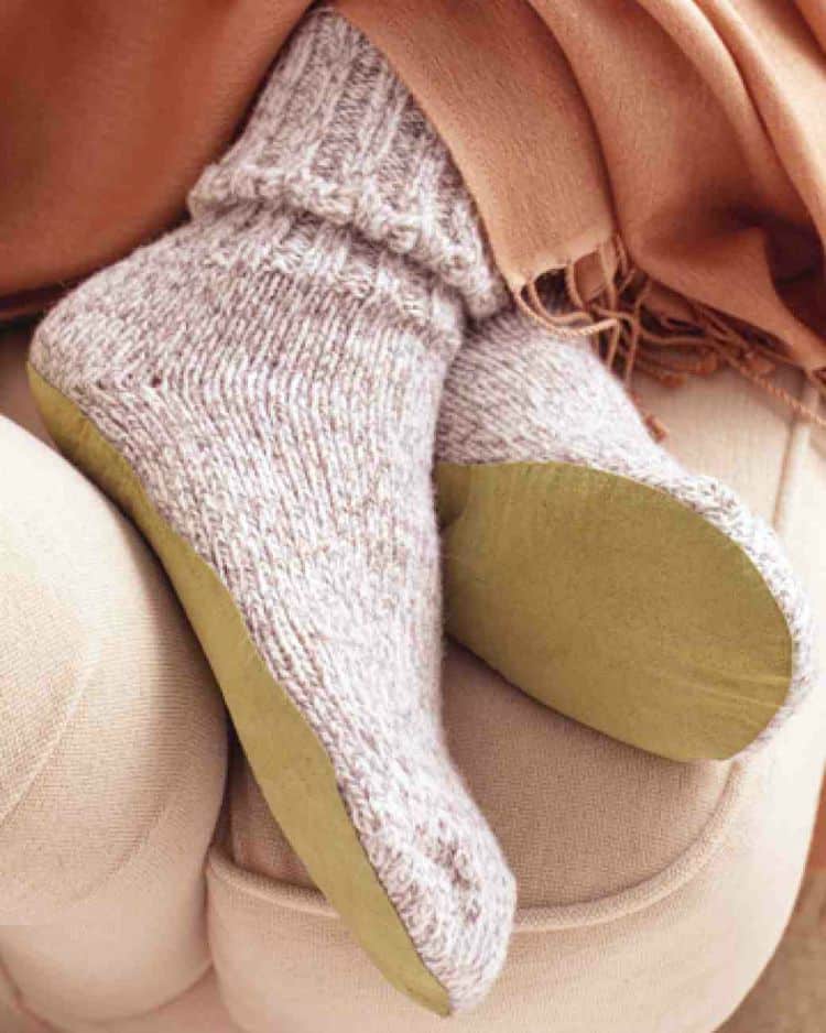 No-sew slipper socks