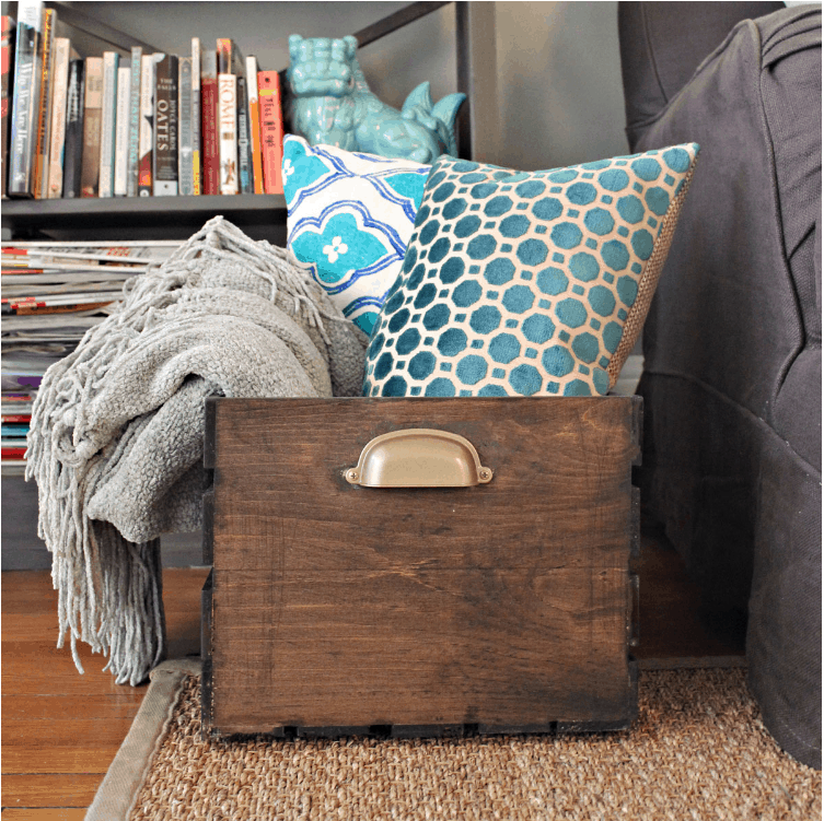 Pillow and blanket storage