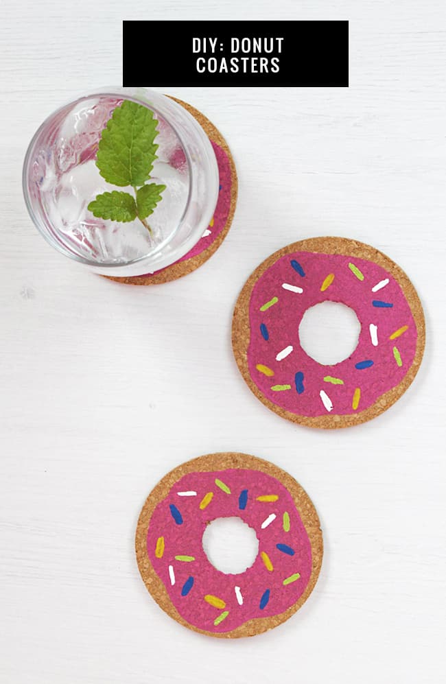 donut coasters
