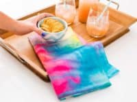 DIY water colour table linens 200x150 15 Fun, Unconventional Fabric Projects