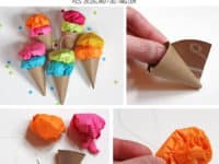 Cute Ice Cream Themed Crafts