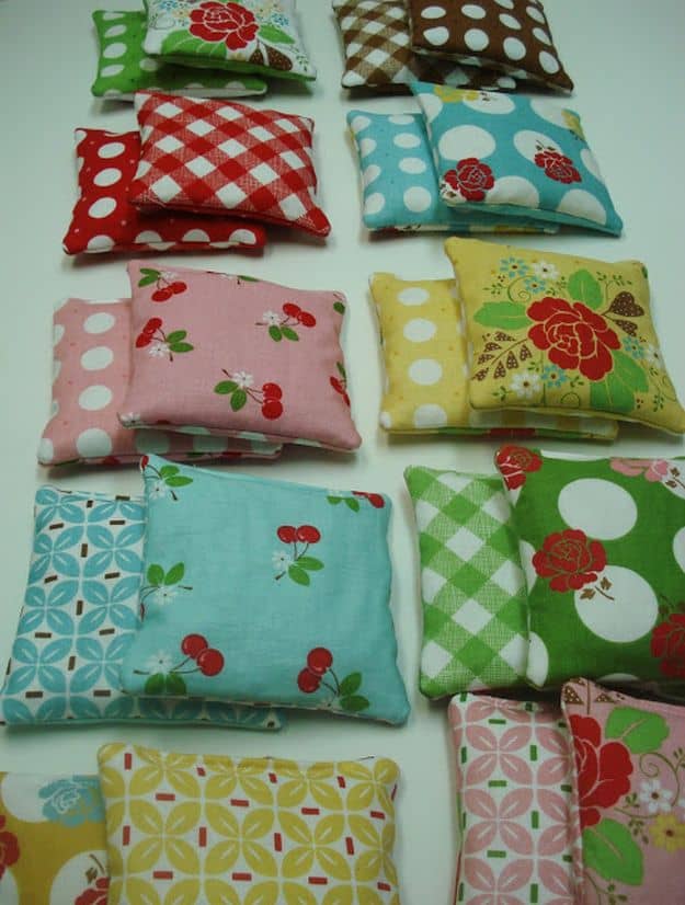 Scrap fabric hot and cold packs