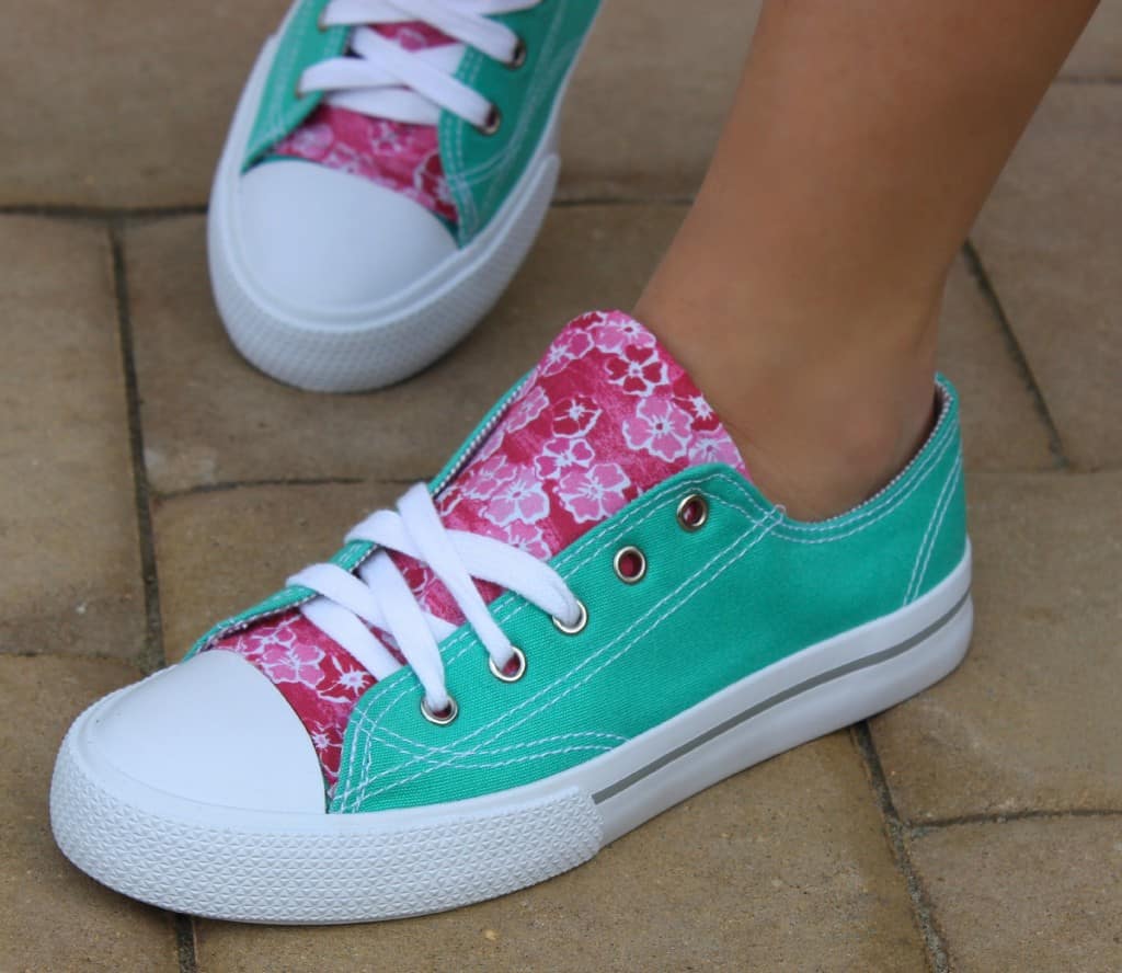 Fabric sneakers