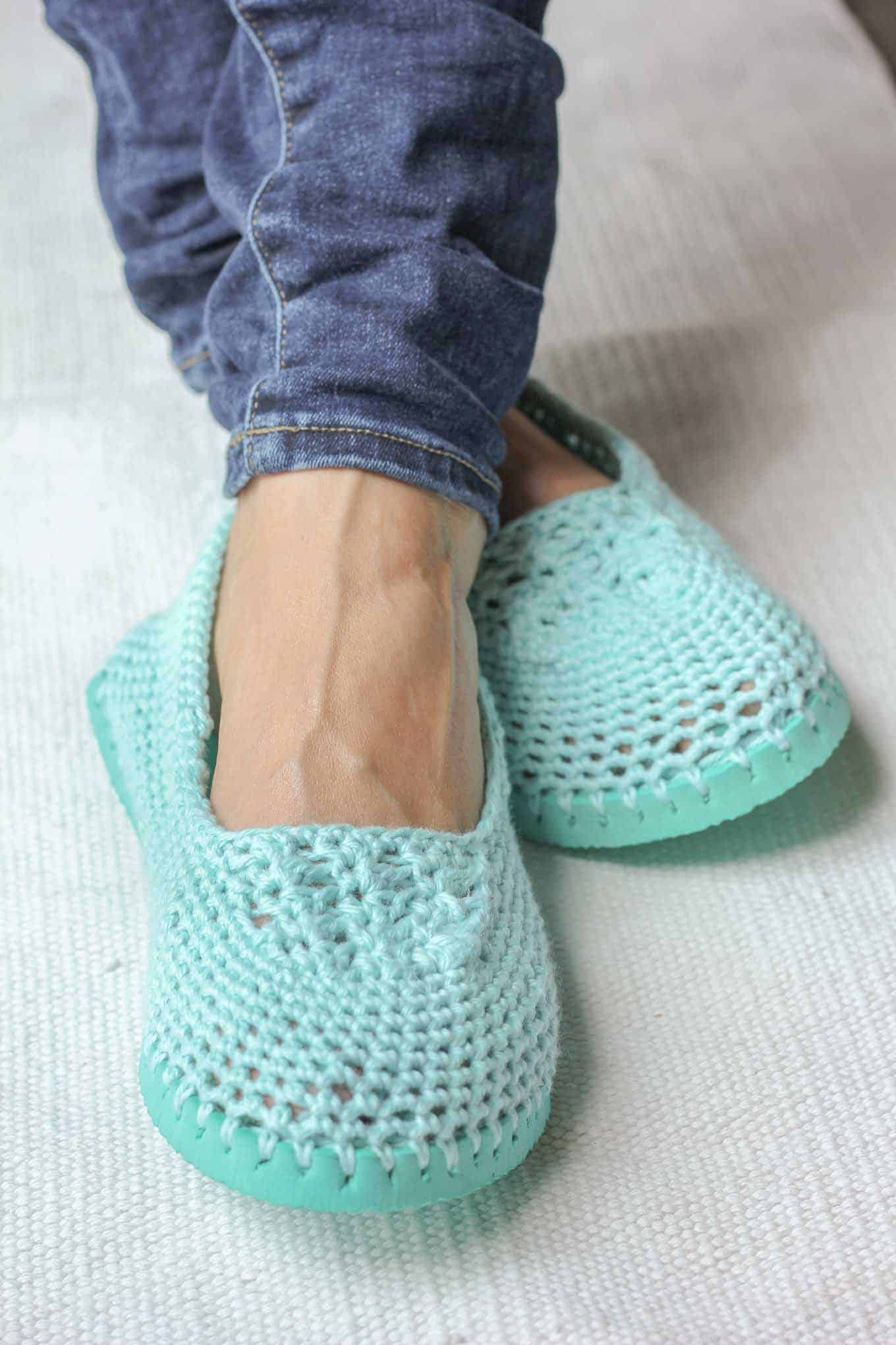 DIY flip flop slippers