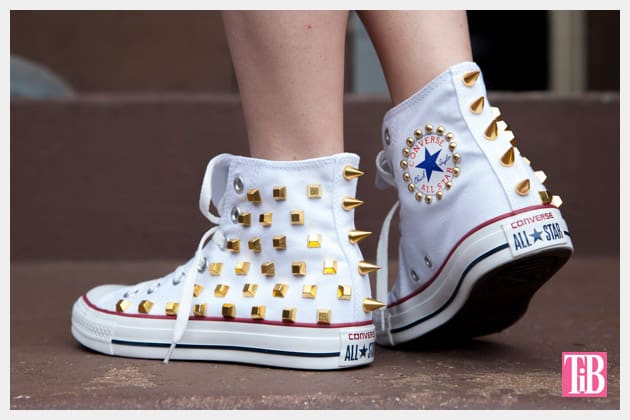 studded sneakers