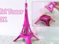 DIY Eiffel Tower box 200x150 Lights, Love and Crafts: DIY Eiffel Tower Themed Projects!