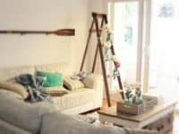Decorated vintage ladder 200x150 15 Crafts That are Perfect for Your Cottage