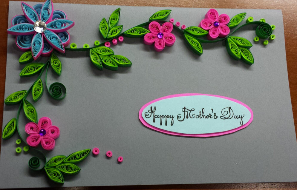 Floral Mother’s Day card