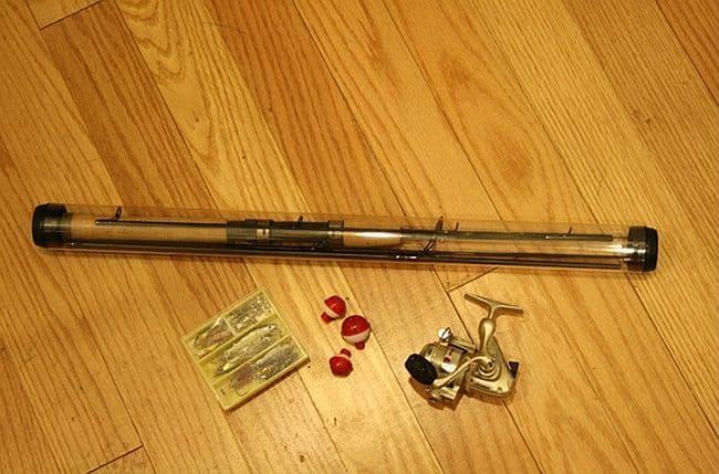 Ultra light DIY fishing rod case