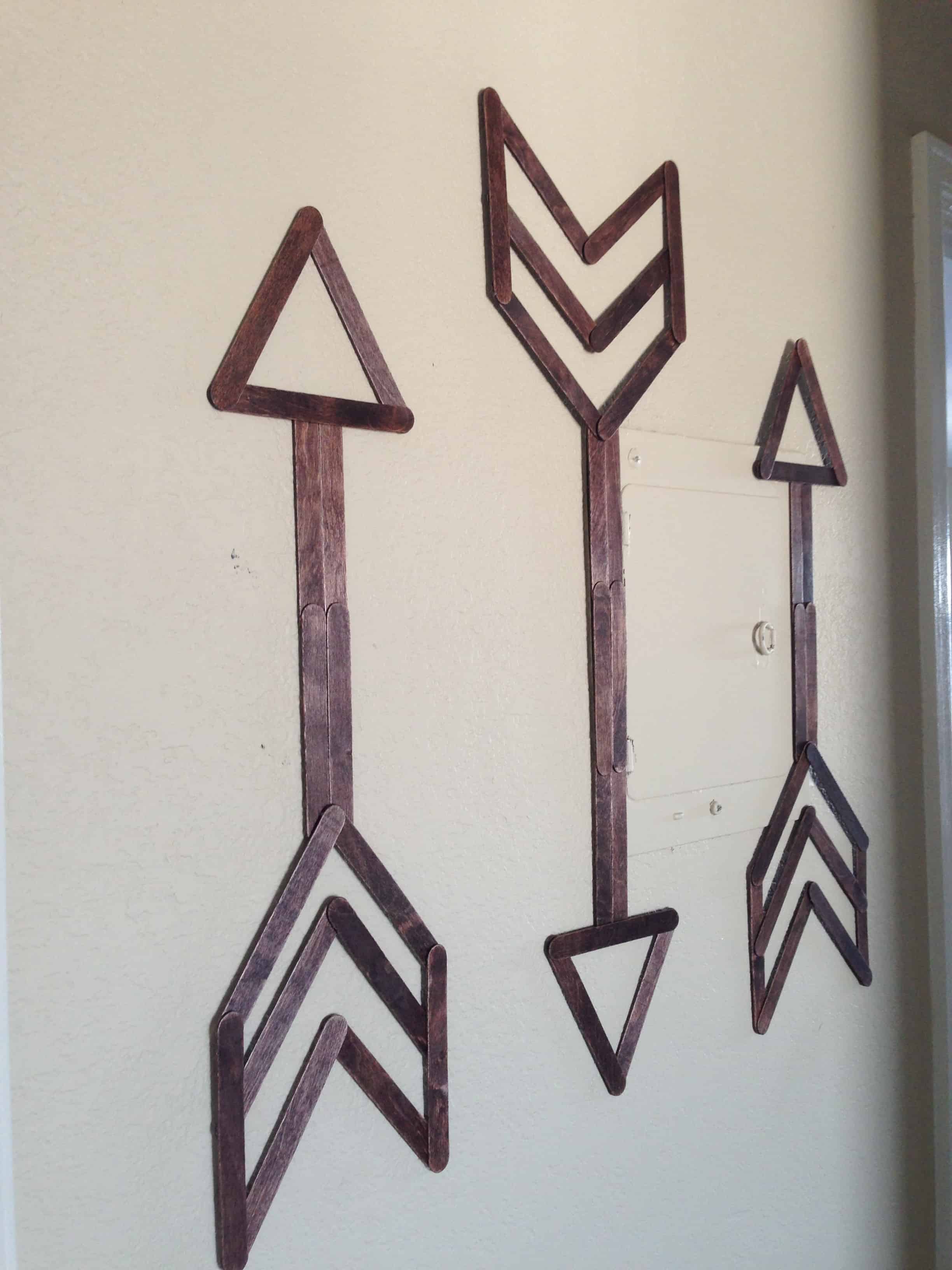Arrow wall art
