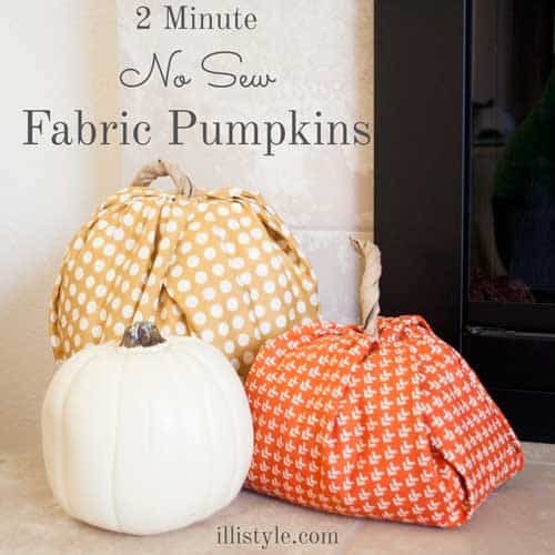 Fabric Pumpkins