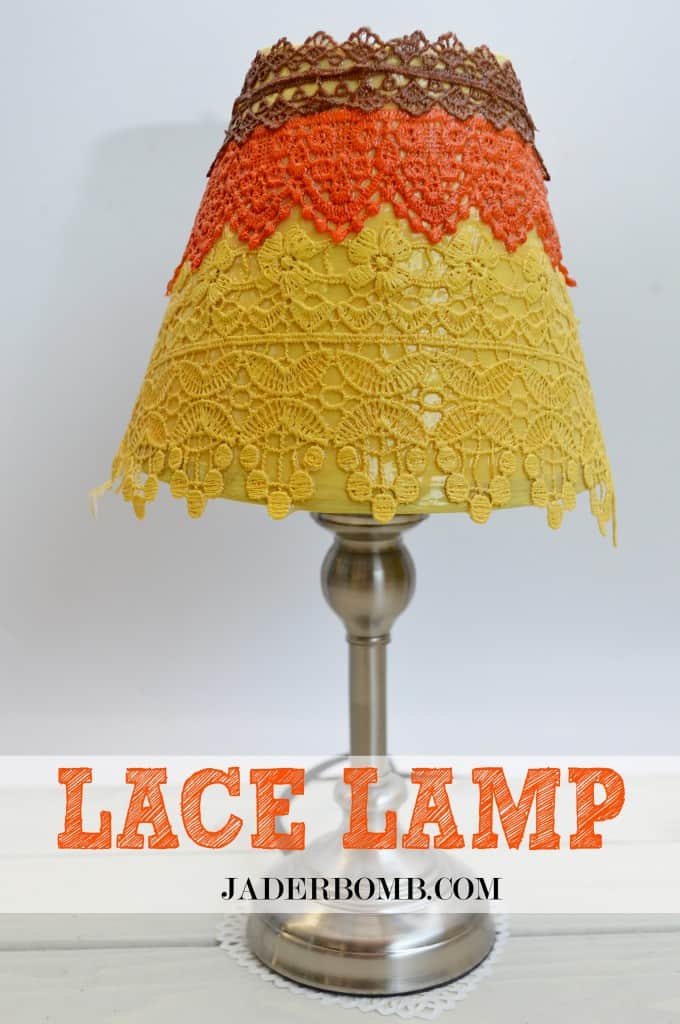 Lace lamp shade