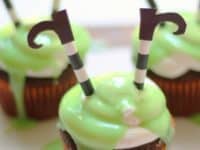 Melted Witch Cupcakes 200x150 No Tricks, Just Treats: Spooky and Tasty Halloween Desserts