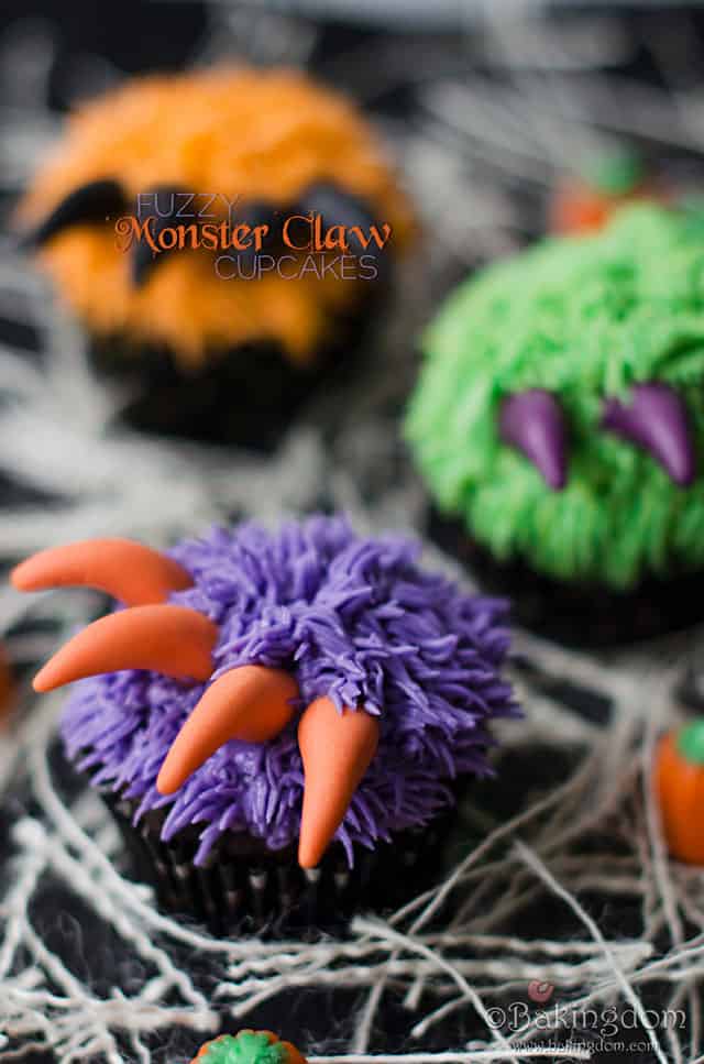 Monster Claw Cupcakes