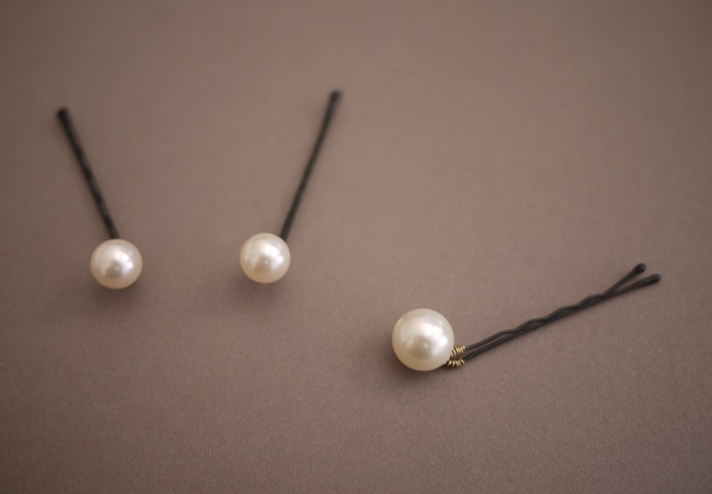 Chanel Pearl Hairpins