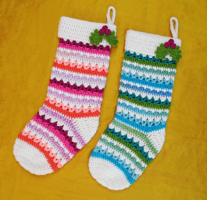 Fabulously Festive stockings 15 Adorable Crocheted Christmas Stocking Patterns