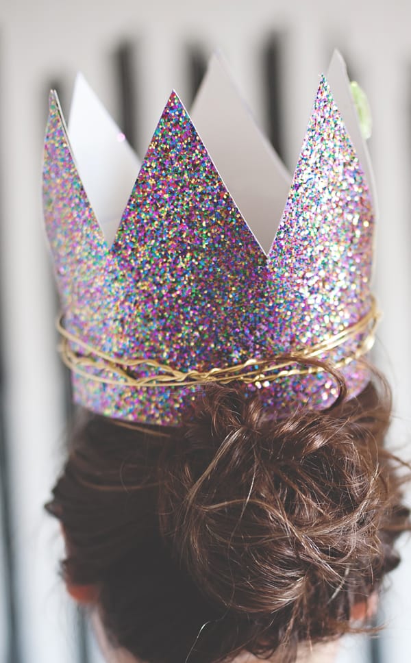 Glitter Wire Crown