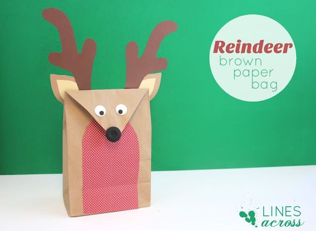 Reindeer paper bag