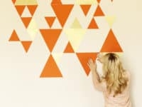 Triangle Backdrop 200x150 Frugal and Nifty DIY Paper Backdrops