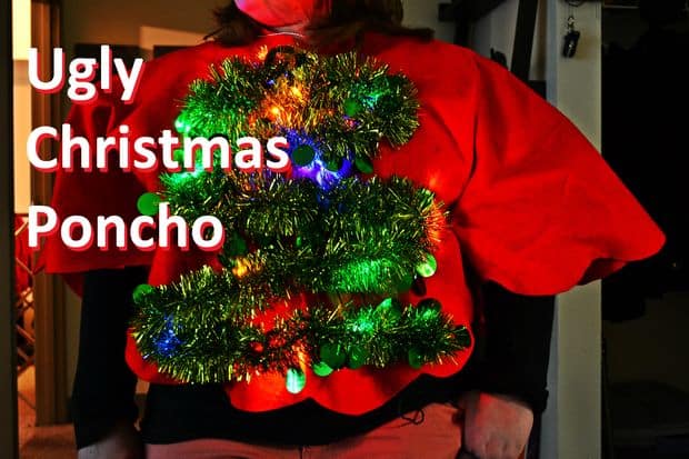 Ugly Christmas poncho