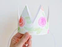 Watercolor Crown 200x150 12 DIY Crowns That Will Make You Feel Like Royalty